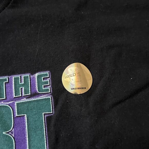 Vintage Arizona Diamondbacks Destiny In The Desert 2001 World Series Tee Size L - Picture 4 of 8